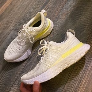 **SOLD**Nike Women’s React Infinity Run Flyknit 2 'White Light Citron'